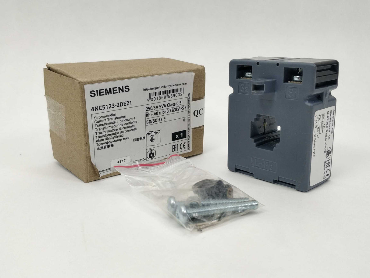 Siemens 4NC5123-2DE21 Current transformer