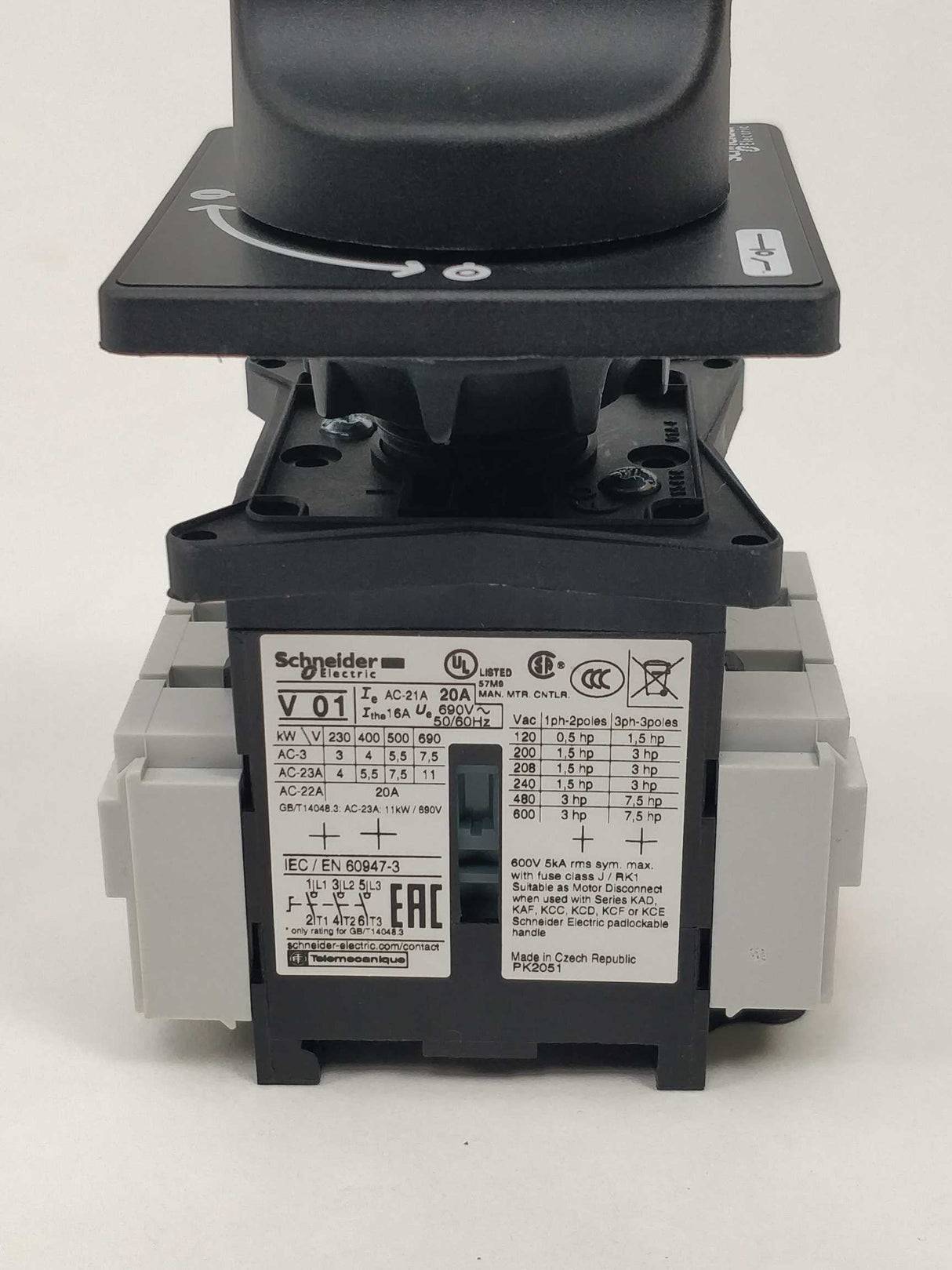 Schneider Electric V01 20A switch disconnector