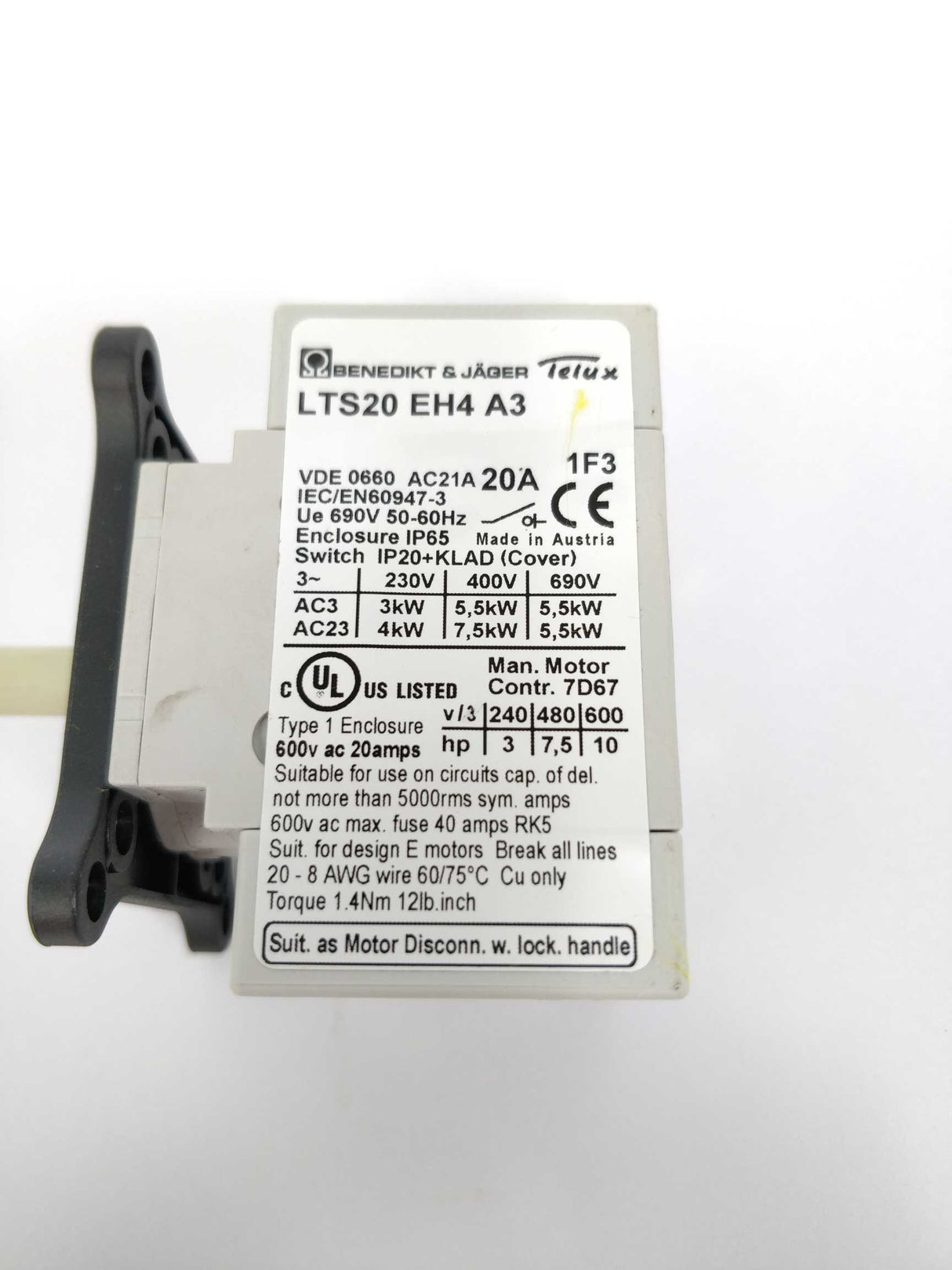 Telux LTS20 EH4 A3 Switch-disconnector