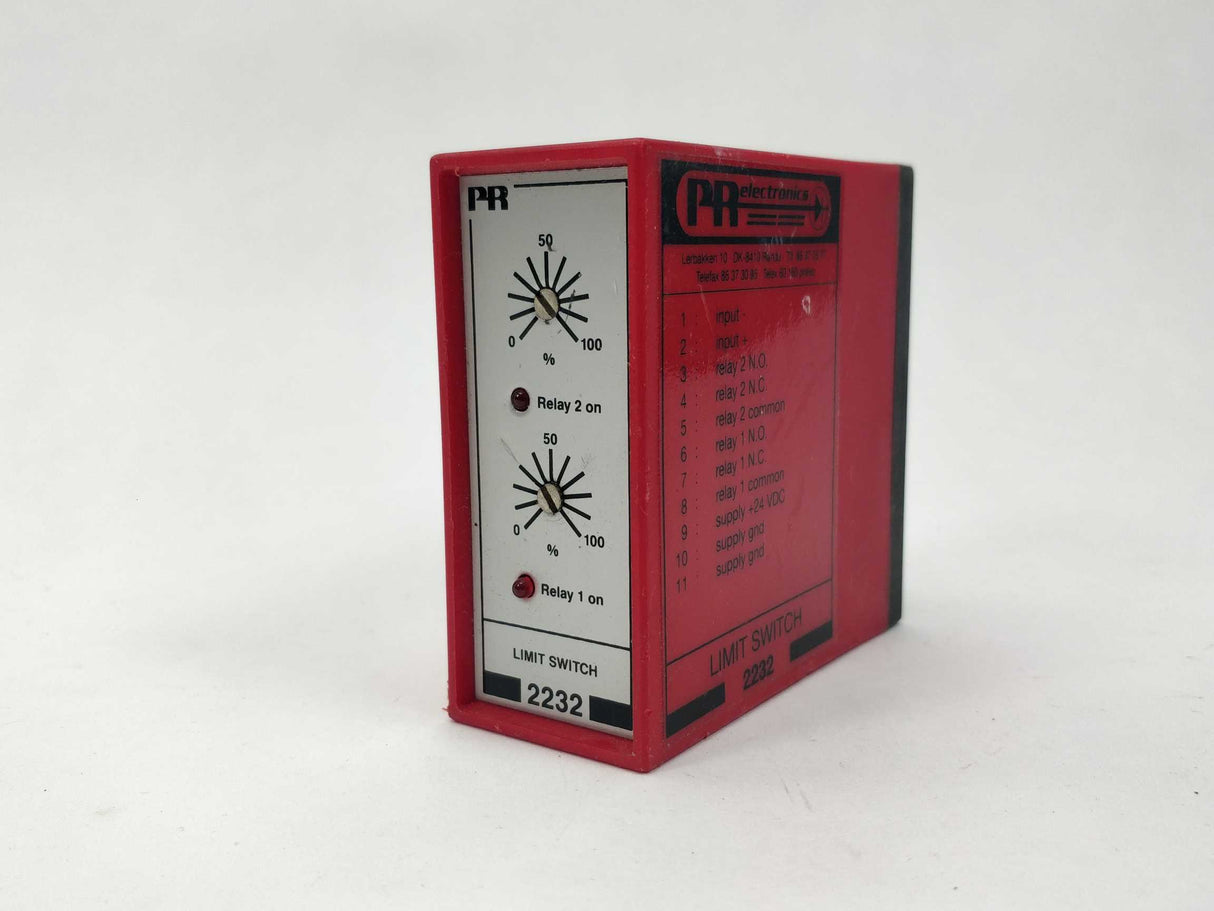 PR Electronics 2232 B1B LIMIT SWITCH