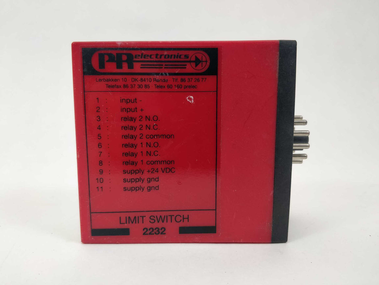 PR Electronics 2232 B1B LIMIT SWITCH
