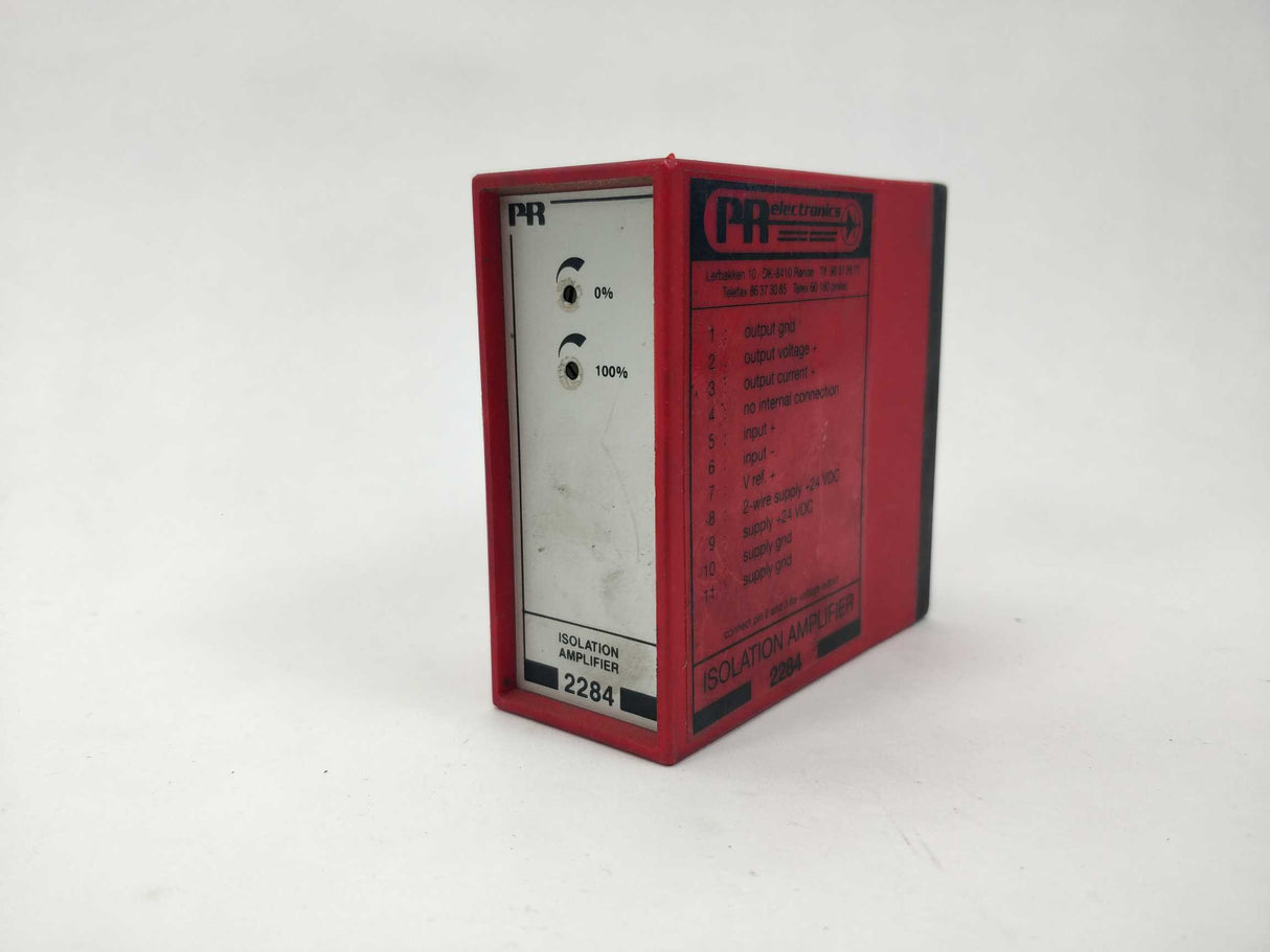 PR Electronics 2284 B2 ISOLATION AMPLIFIER 4-20mA