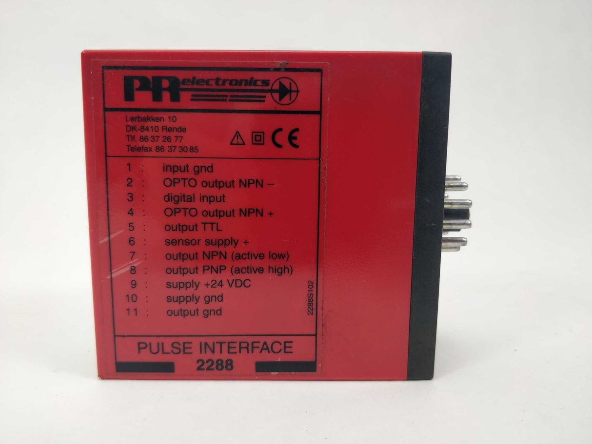 PR Electronics 2288D1BOA PULSE INTERFACE