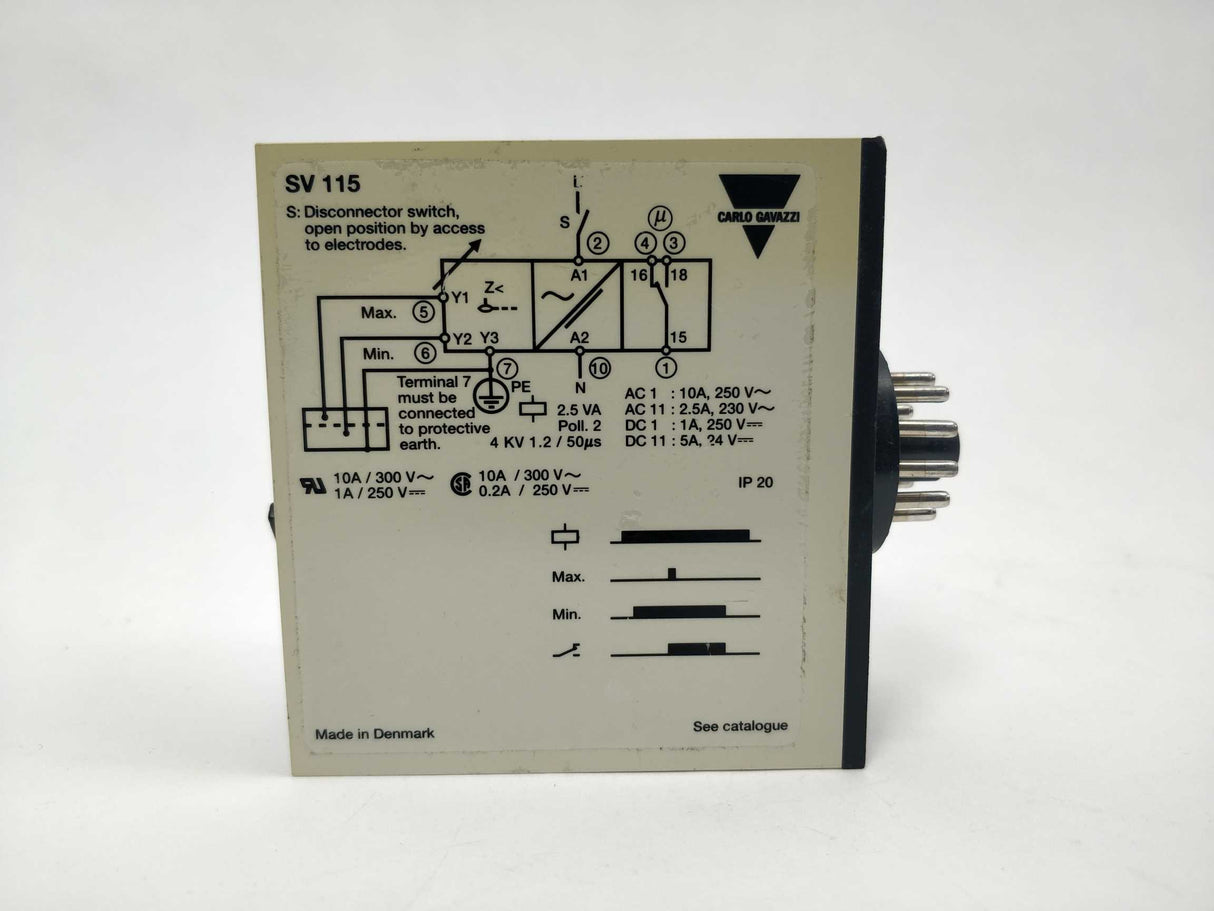 Electromatic SV 115 024 Cond. Liquids Dual Level Relay 24VAC