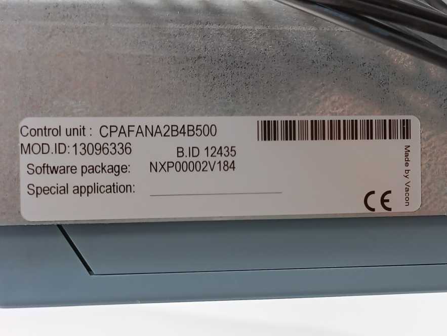 Vacon CPAFANA2B4B500 13096336, MC00420, NXP00002V184
