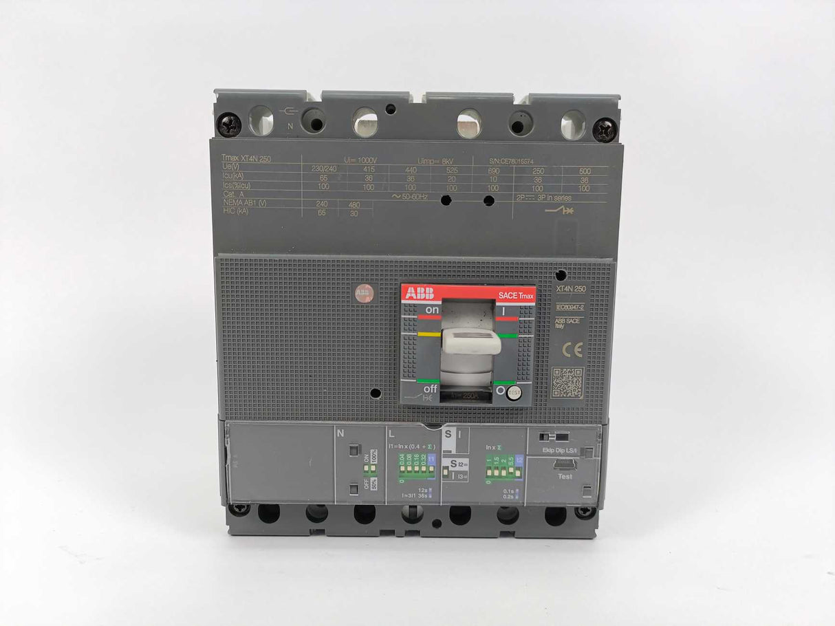 ABB 1SDA068147R1 XT4N 250 Ekip Dip LS/I In=250A 4p F F