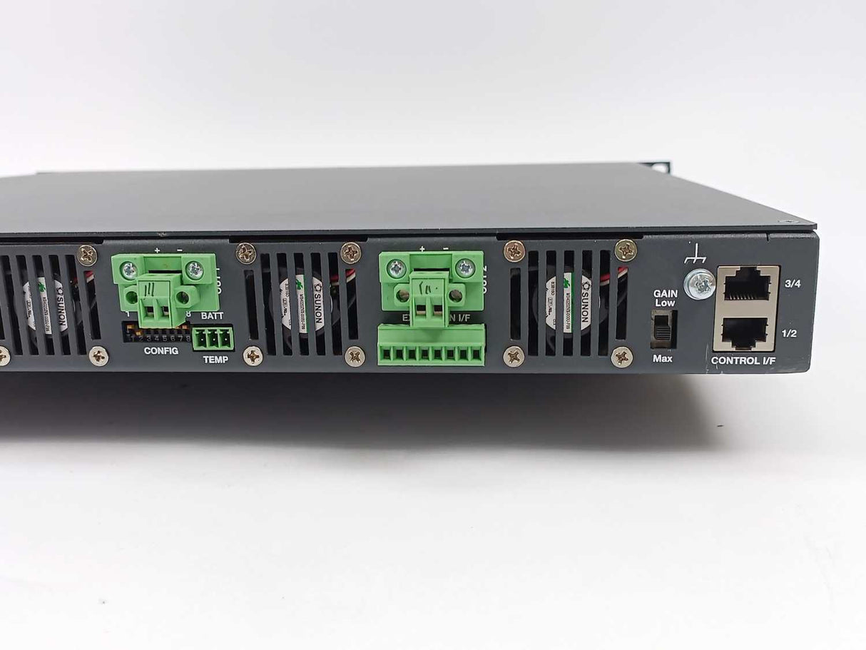 Honeywell 580242 4XD125B Four Channel Power Amplifier w/ Battery Charger