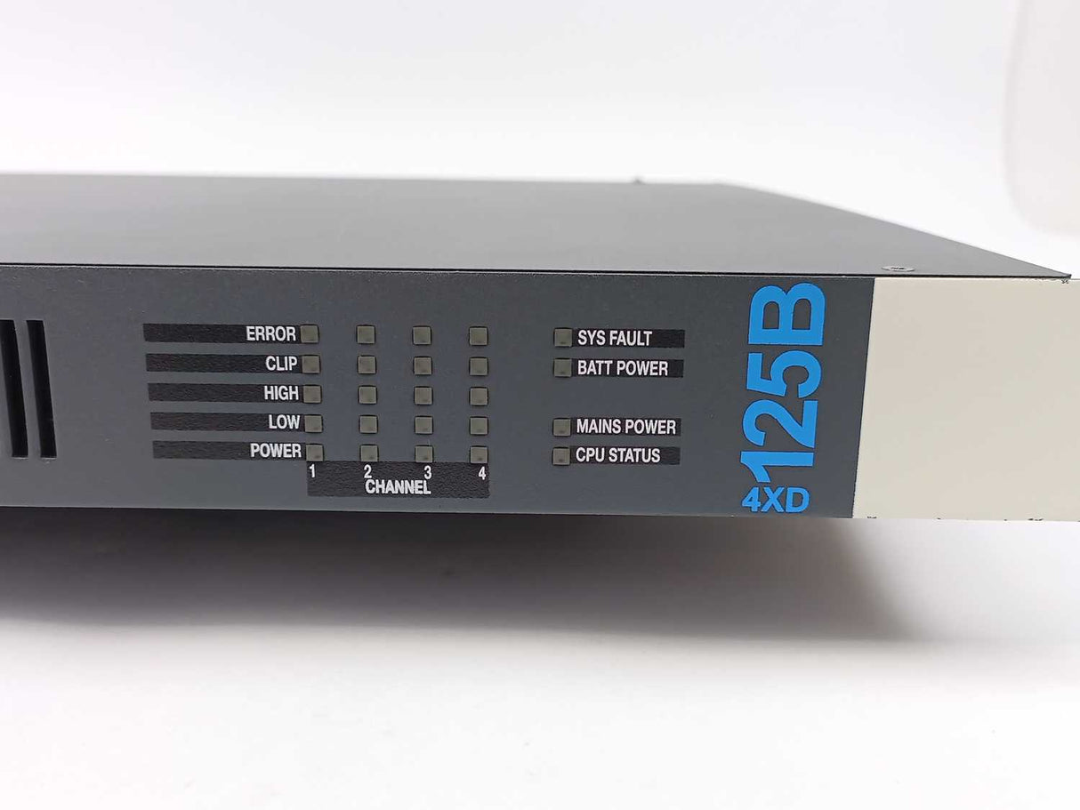 Honeywell 580242 4XD125B Four Channel Power Amplifier w/ Battery Charger