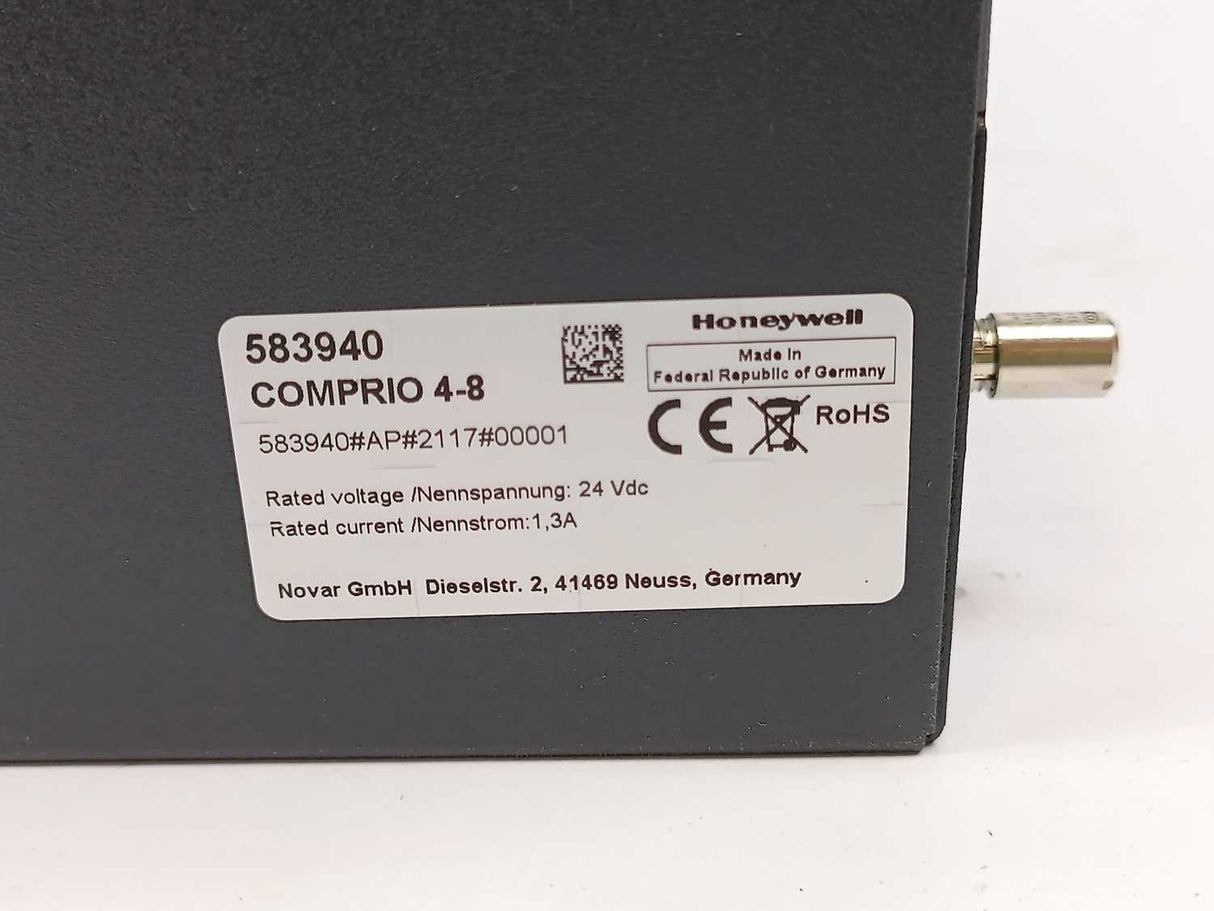 Honeywell 583940 Comprio 4-8 VARIODYN D1 Central Control Panel w/o Ethernet