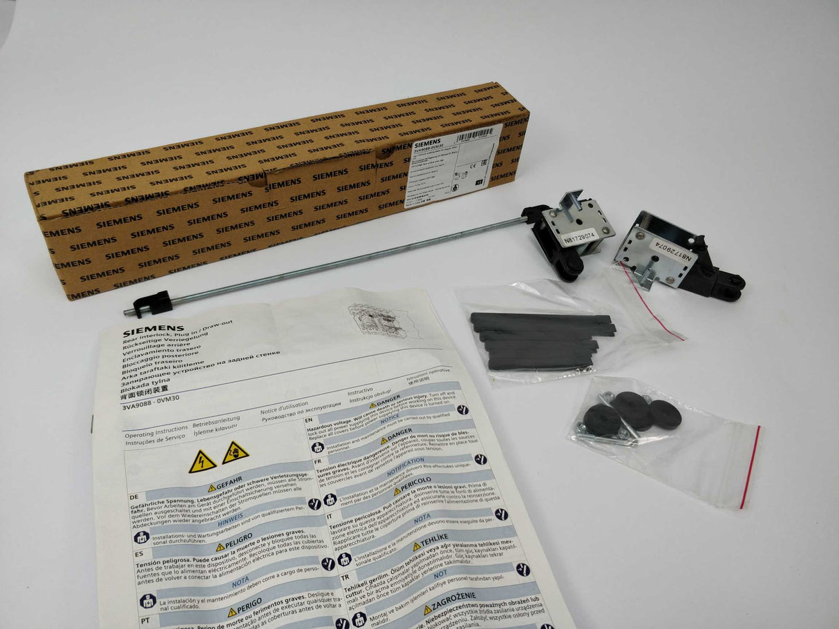 Siemens 3VA9088-0VM30 rear interlock plug-in and draw-out