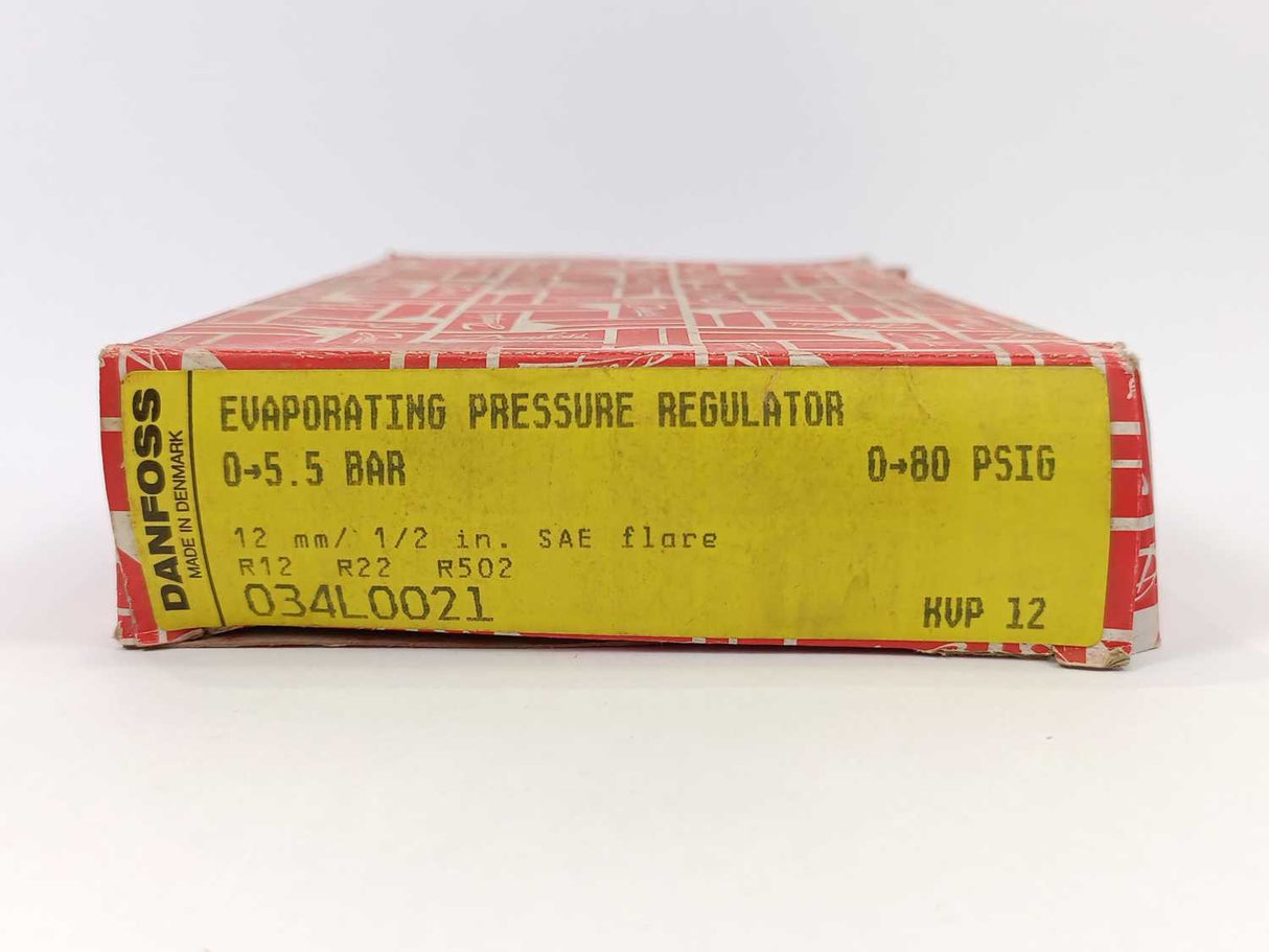 Danfoss 034L0021 Evaporator pressure regulator, KVP 12