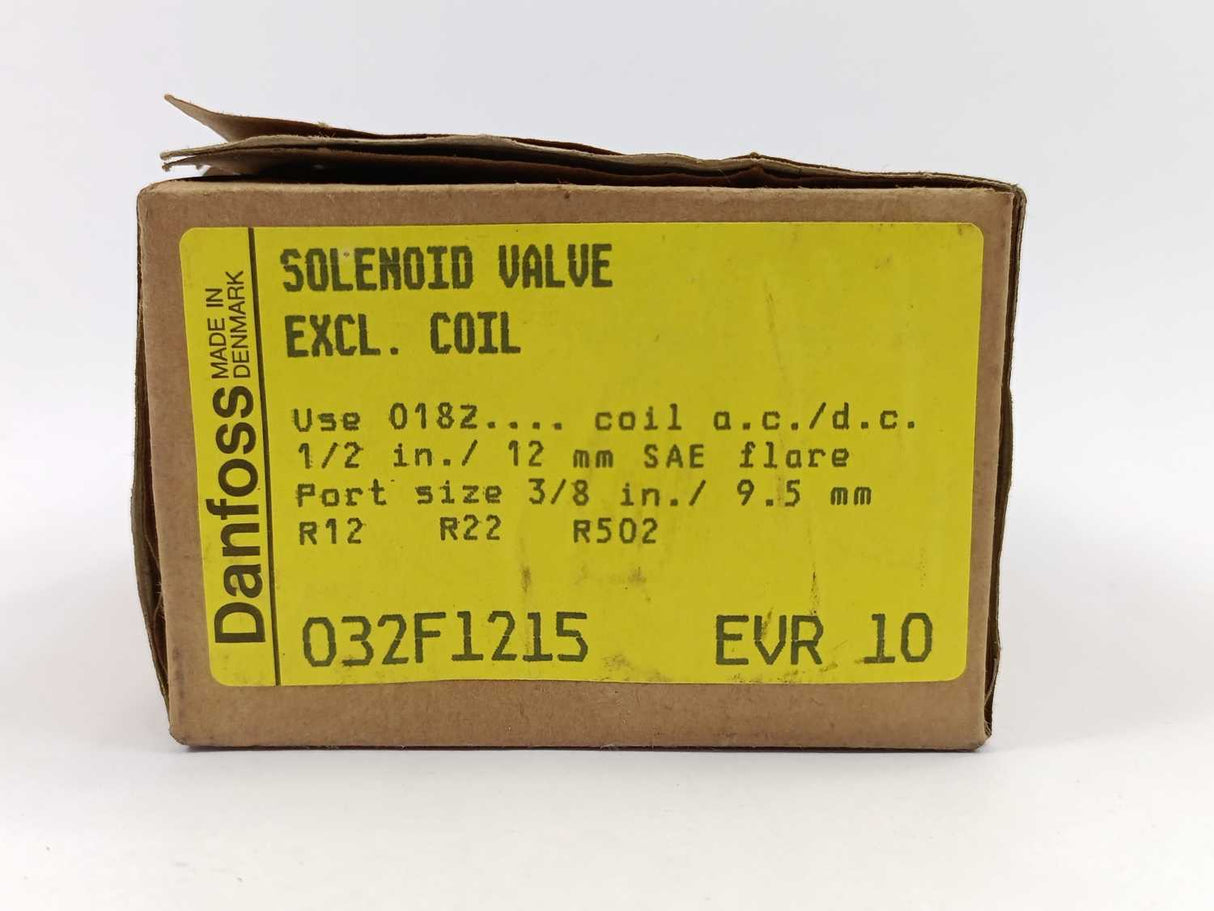 Danfoss 032F1215 EVR10 Solenoid Vavle