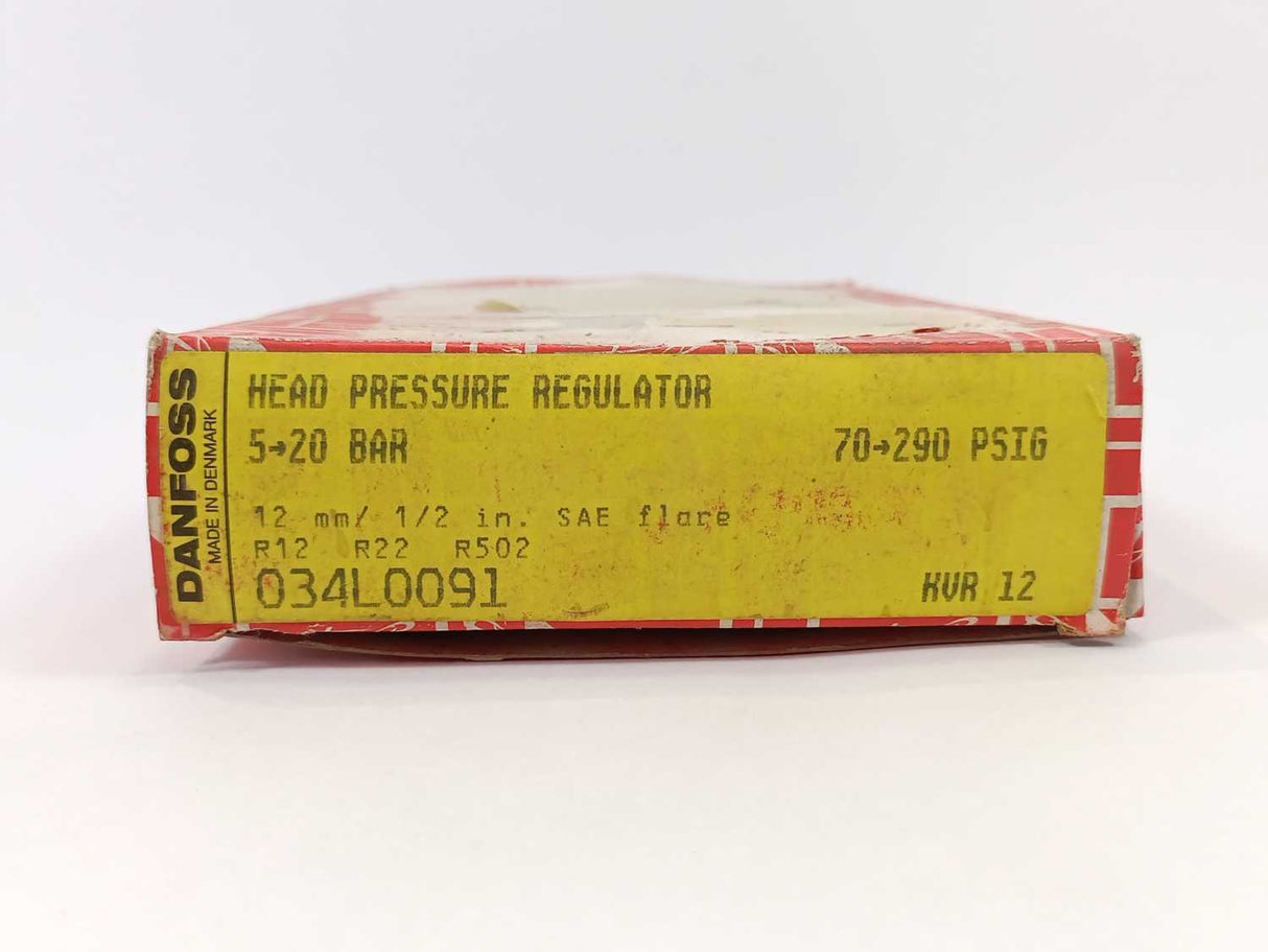 Danfoss 034L0091 Condensing pressure regulator, KVR 12