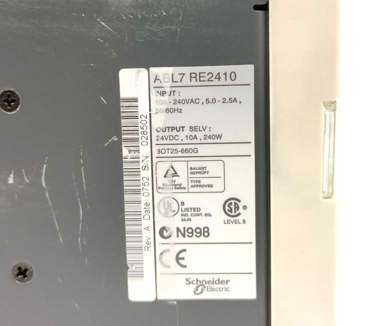 Schneider / Telemecanique ABL7 RE2410 Power supply