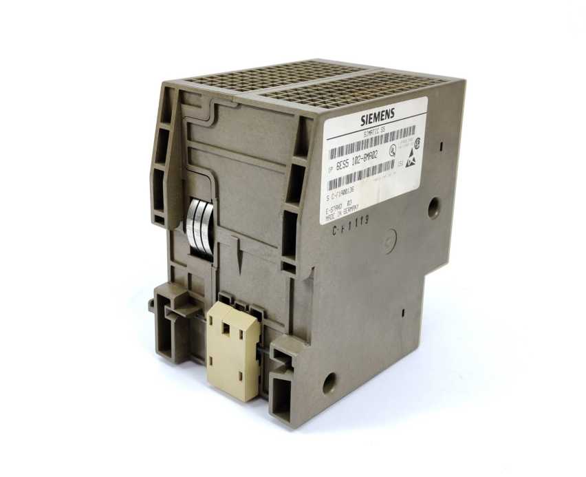 Siemens 6ES5102-8MA02 SIMATIC S5 CPU 102 w/ 6ES5375-0LA15