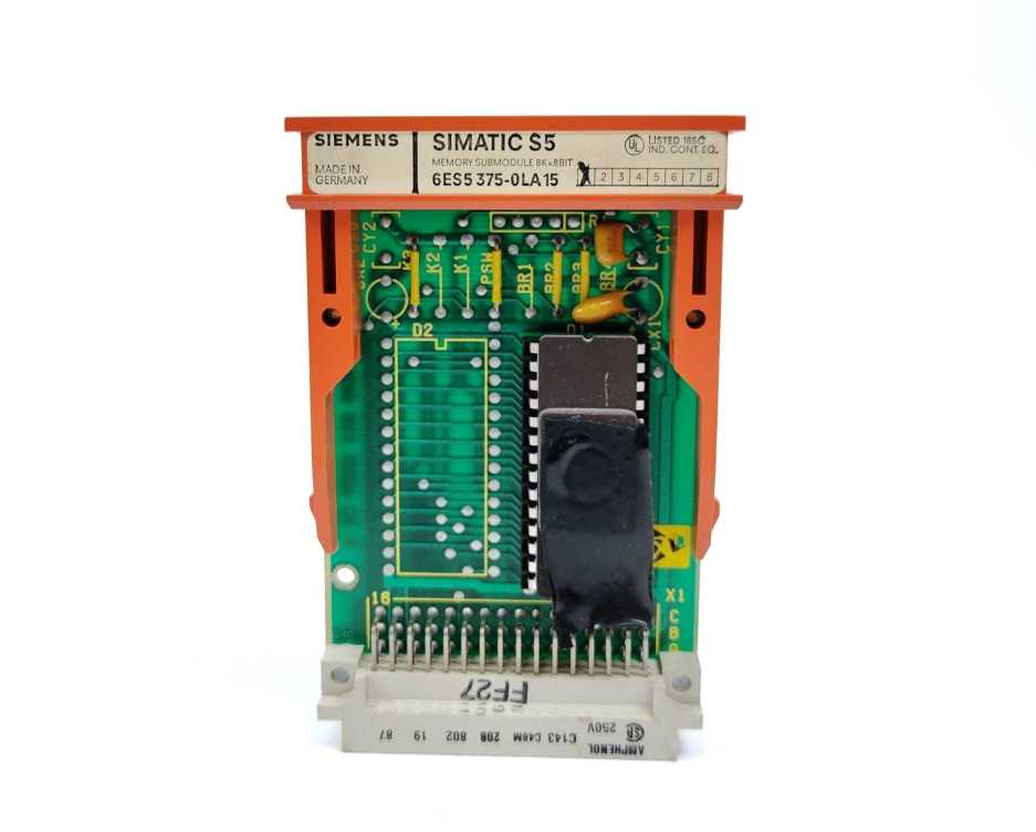 Siemens 6ES5102-8MA02 SIMATIC S5 CPU 102 w/ 6ES5375-0LA15