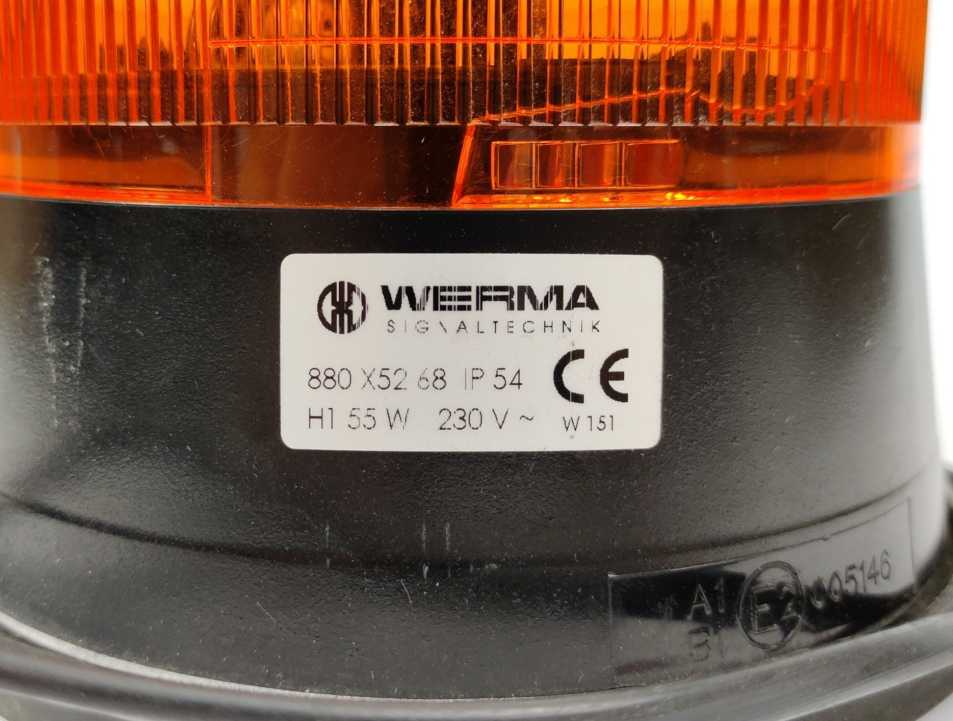 WERMA Signaltechnik 880x52 68 Signal Light 230V