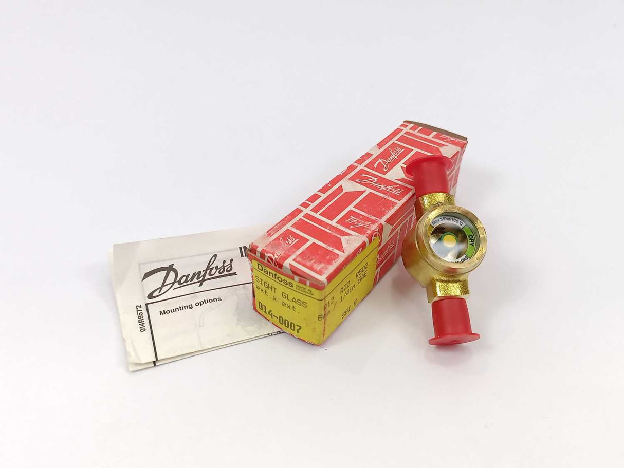 Danfoss 014-0007 SGI 6, Sight glass, Flare, 6 mm, Flare, 6 mm