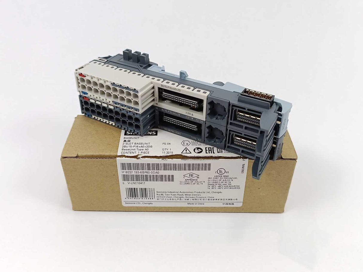 Siemens 6ES7193-6BP60-0DA0 ET 200SP, 2-fold BaseUnit