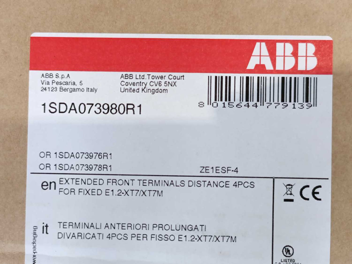 ABB 1SDA073980R1 Kit ES E1.2-XT7/XT7M-XT7-XT7M F 4pcs