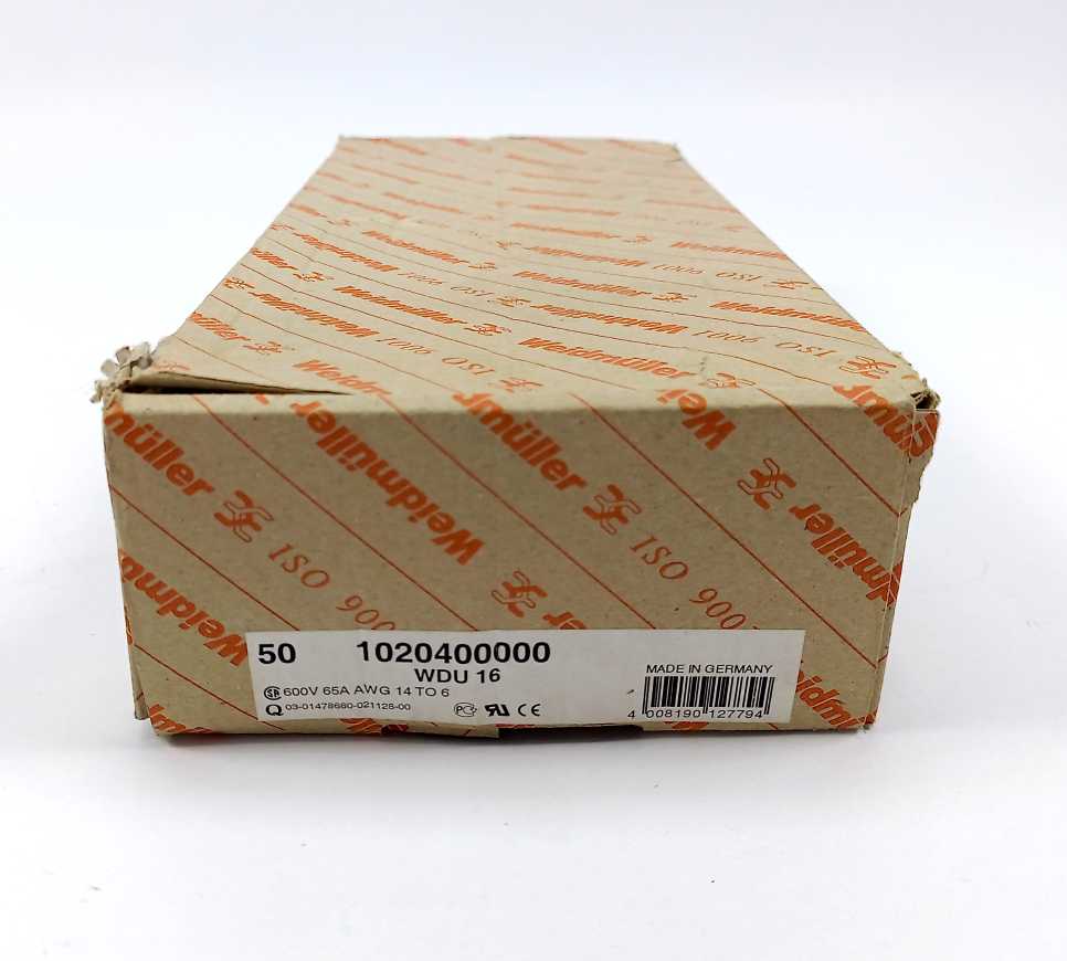 Weidmüller 1020400000 Terminal Block 750V 16mm2