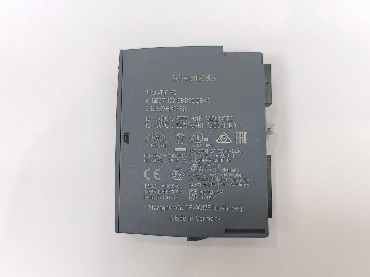 Siemens 6ES7132-6BD20-0BA0 SIMATIC ET 200SP, digital output module