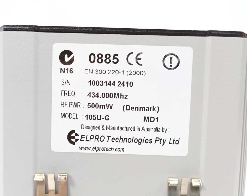 ELPRO Technologies 105U-G MD1 Wireless Gateway 500mW 434.000Mhz
