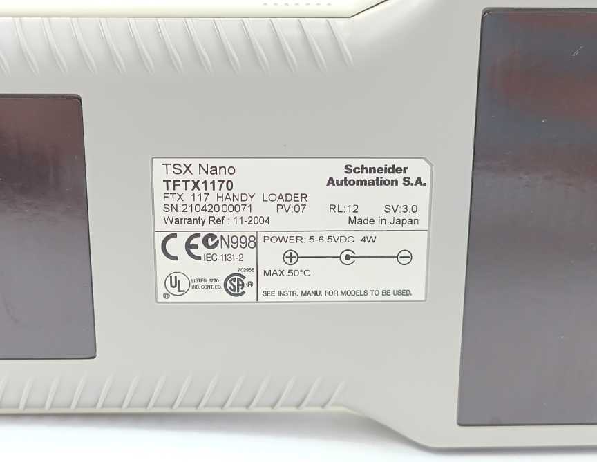 Schneider / Telemecanique TFTX1170 PLC Programming Terminal