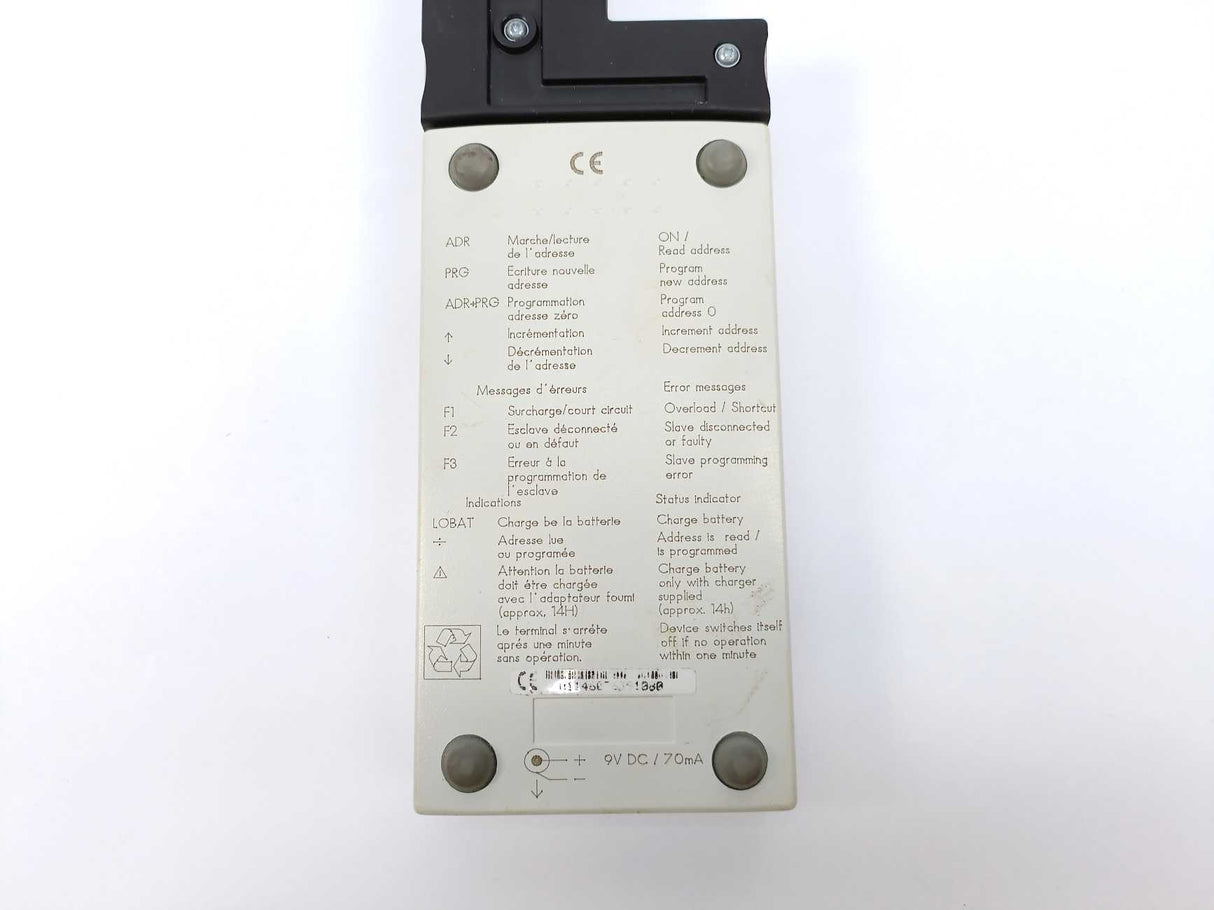 TELEMECANIQUE XZM C11 Handheld Addressing Terminal