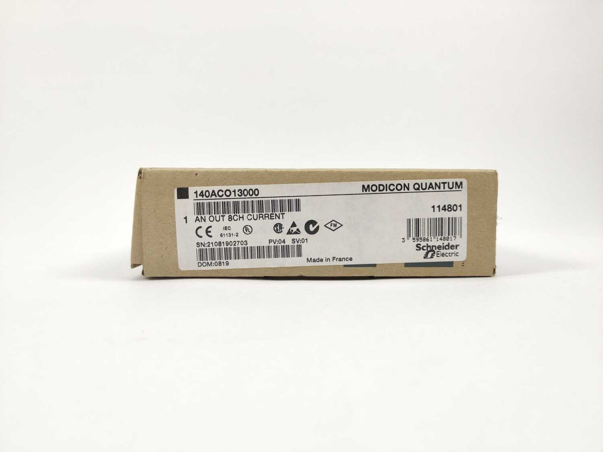 Schneider Electric 140ACO13000 Modicon Quantum AN OUT 8CH CURRENT