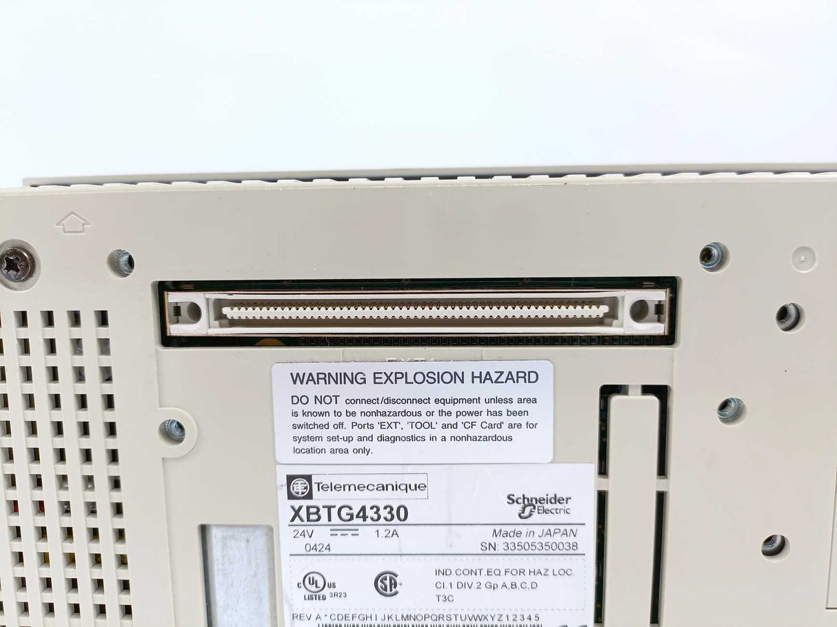 TELEMECANIQUE XBTG4330 Magelis Touch Panel HMI 7 MULTI COL T
