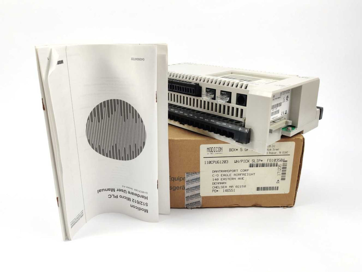 Modicon 110 CPU 612 03 Micro CPU DC PS 24V