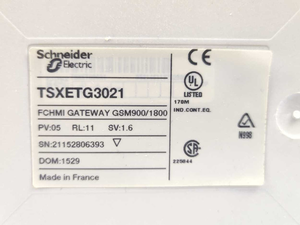 Schneider Electric TSXETG3021 FCHMI Gateway GSM900/1800