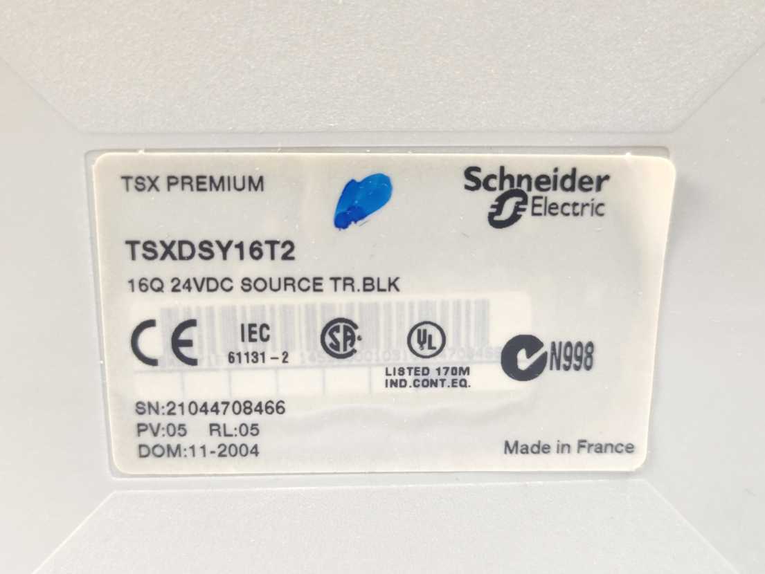 Schneider Electric TSXDSY16T2 Discrete Output Module