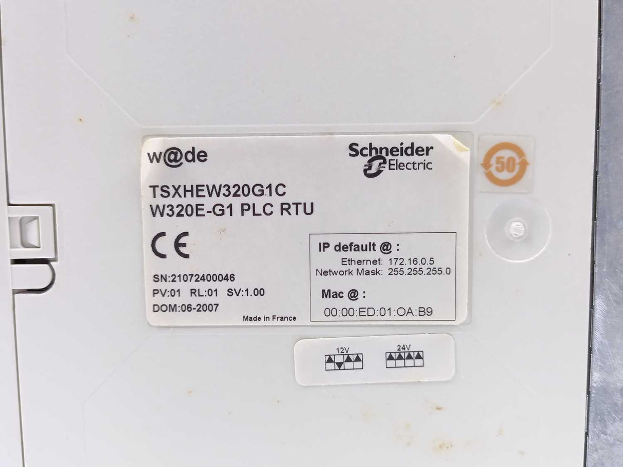 Schneider Electric TSXHEW320G1C W320E-G1 PLC RTU