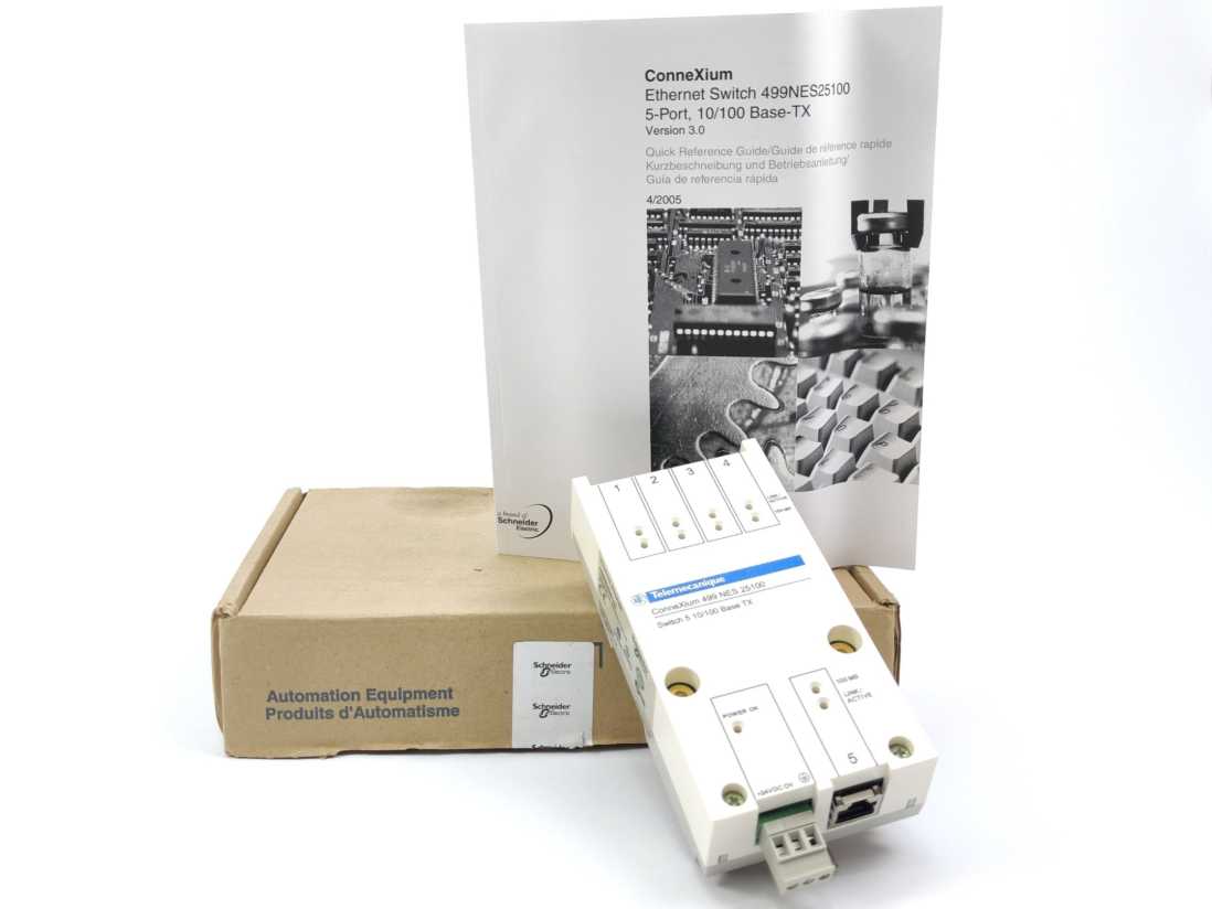 Schneider / Telemecanique 499NES25100 Ethernet TCP/IPswitch - ConneXium