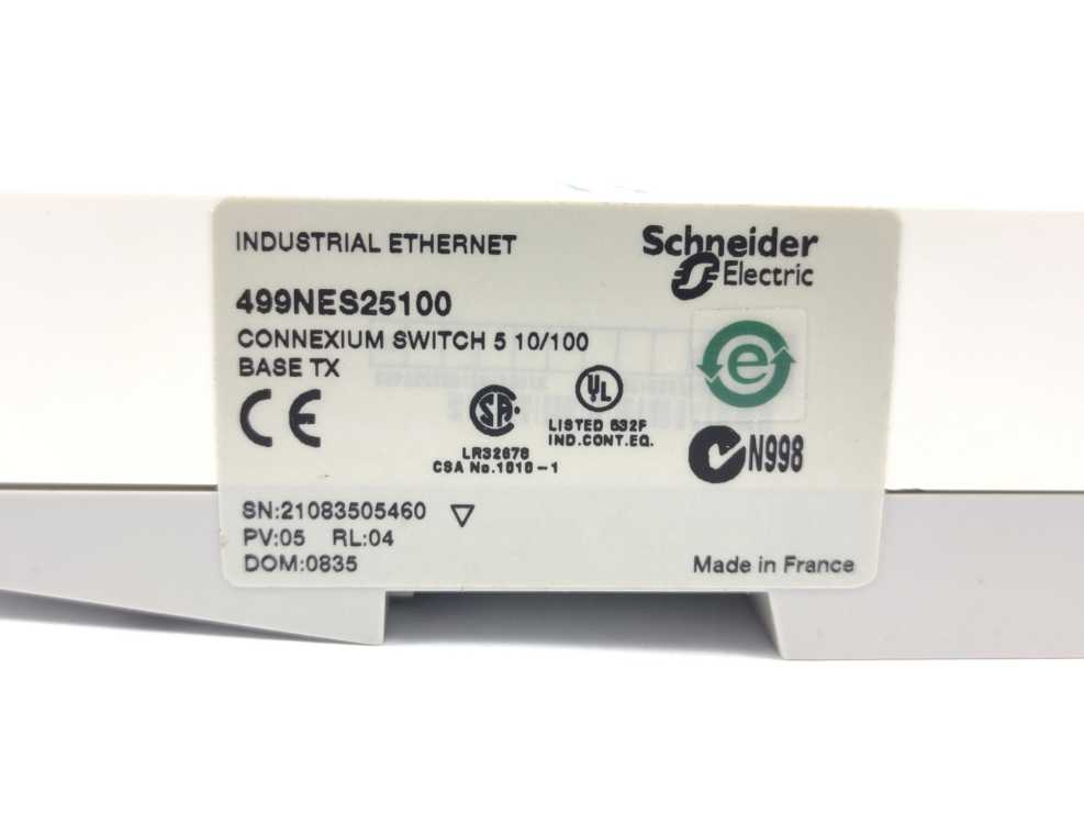 Schneider / Telemecanique 499NES25100 Ethernet TCP/IPswitch - ConneXium