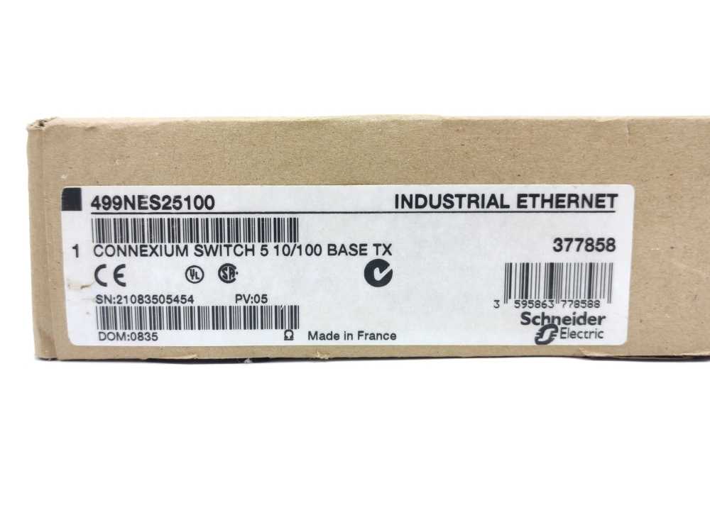 Schneider / Telemecanique 499NES25100 Ethernet TCP/IPswitch - ConneXium