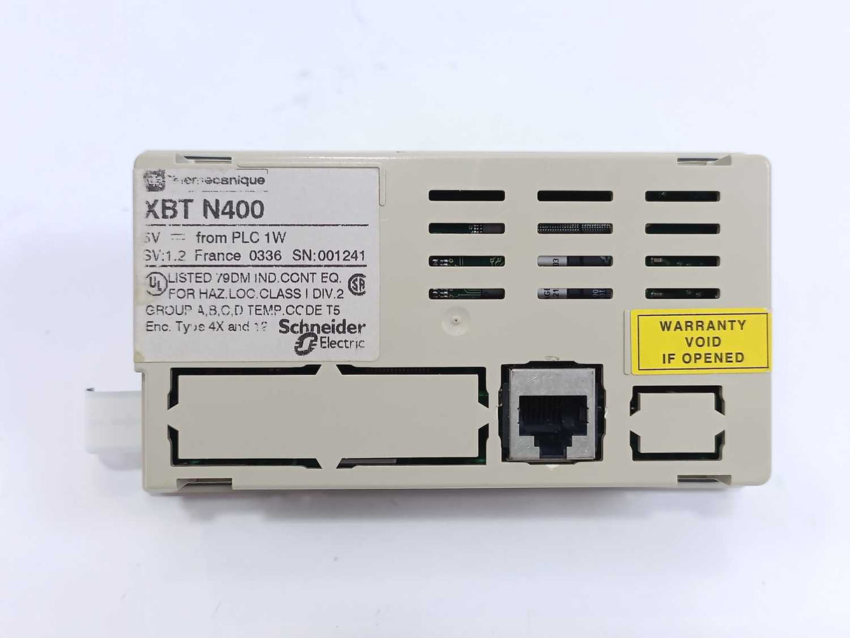 TELEMECANIQUE XBT N400 Magellis Compact Display Unit with Keypad