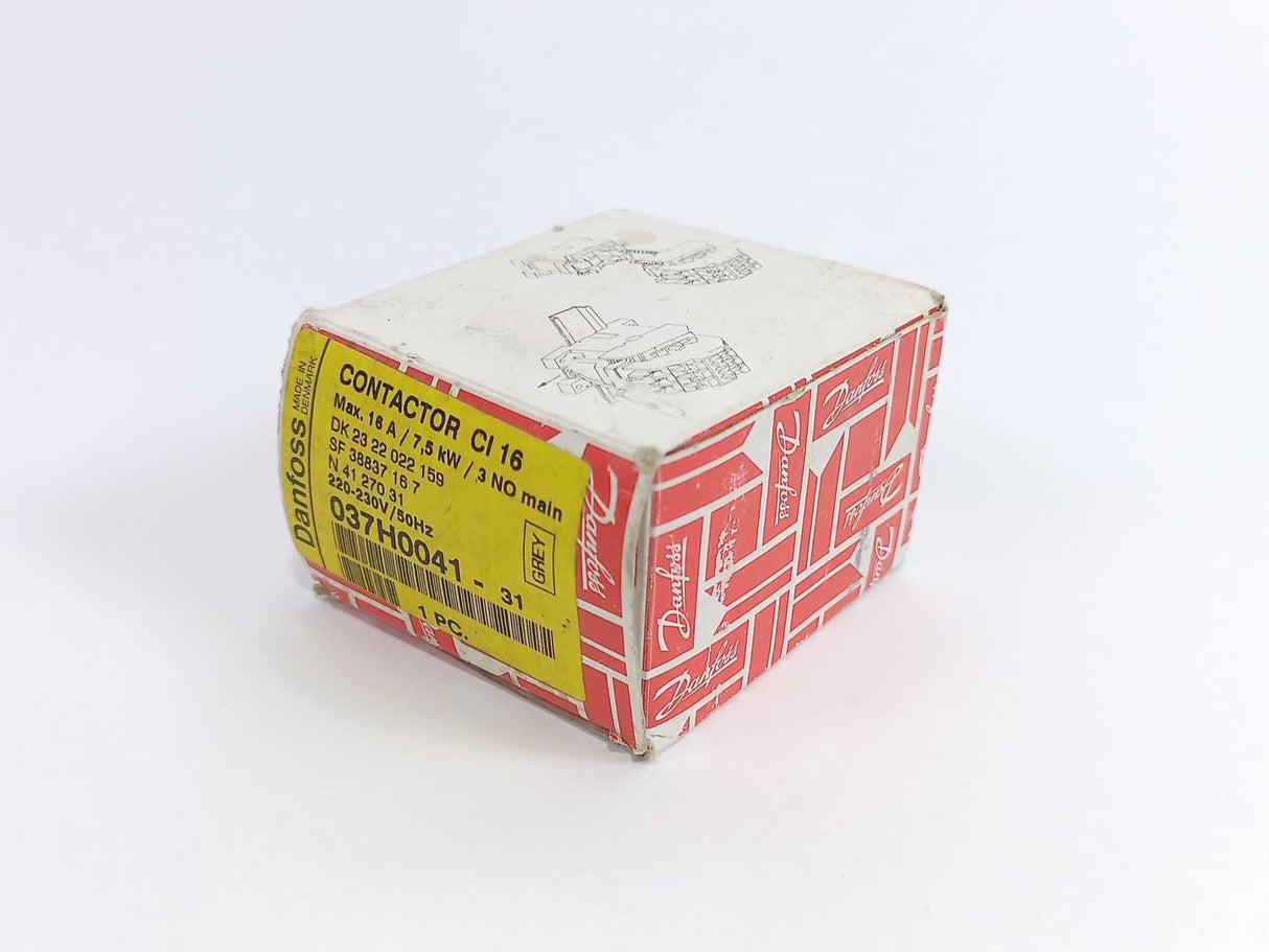 Danfoss 037H0041-31 Contactor CI16 Max. 16A/7,5kW/3 NO Main