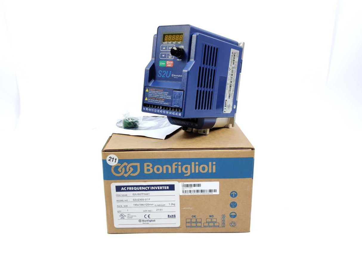 BONFIGLIOLI S2U230S-07F S2US07F0001 AC Frequency Inverter
