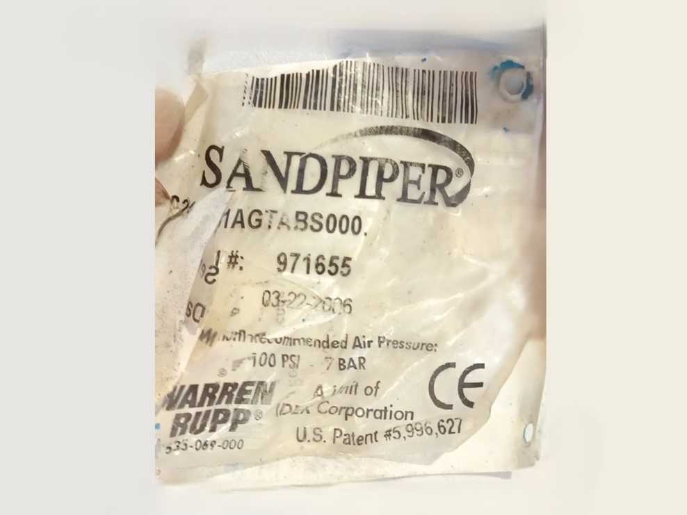Sandpiper S20B1AGTABS000 Air Operated Double Diaphragm Pump 2"