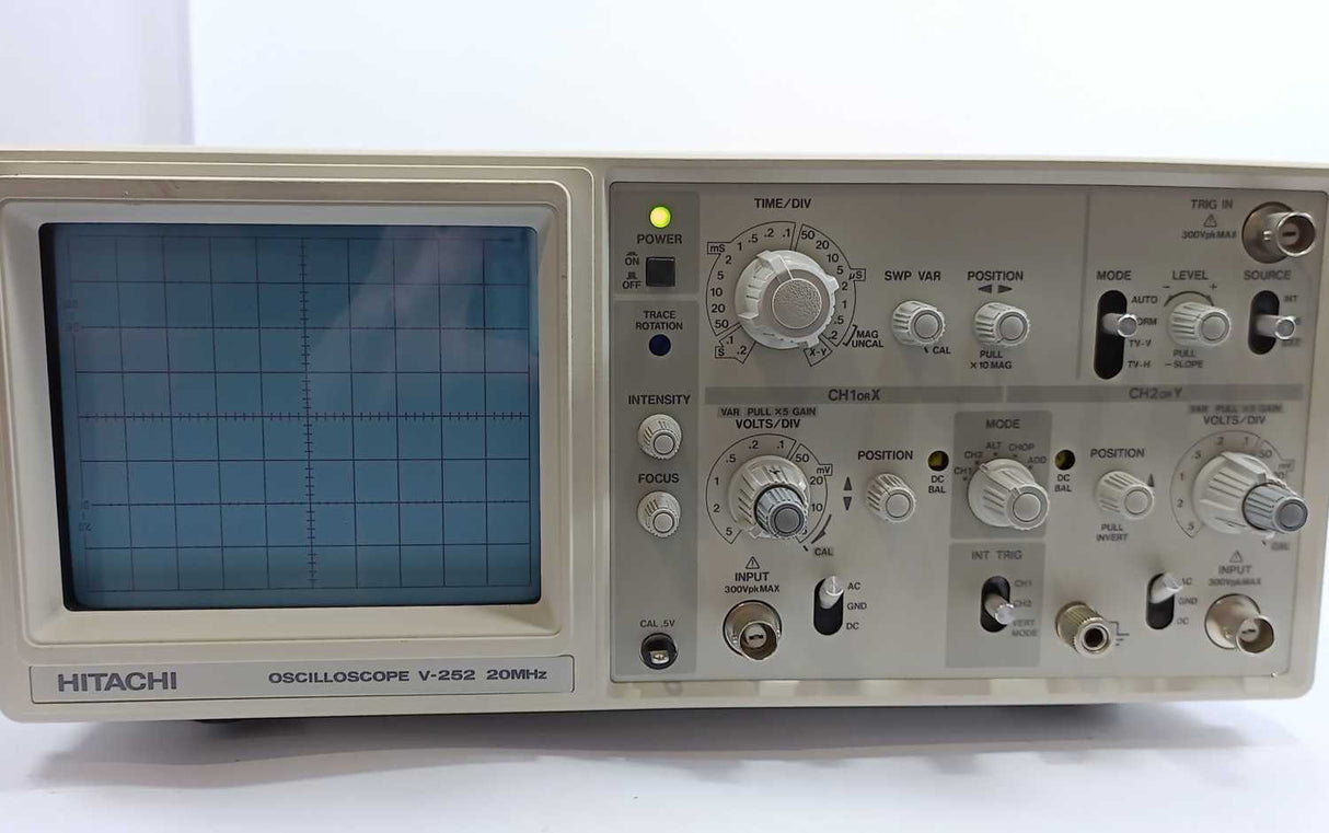 Hitachi Denshi V-252 20MHz Oscilloscope