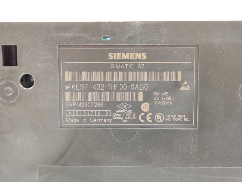 Siemens 6ES7432-1HF00-0AB0 SM 432