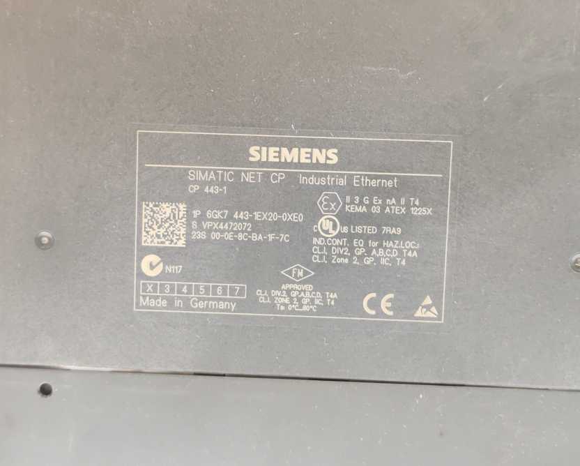 Siemens 6GK7443-1EX20-0XE0 SIMATIC NET CP Ind. Ethernet