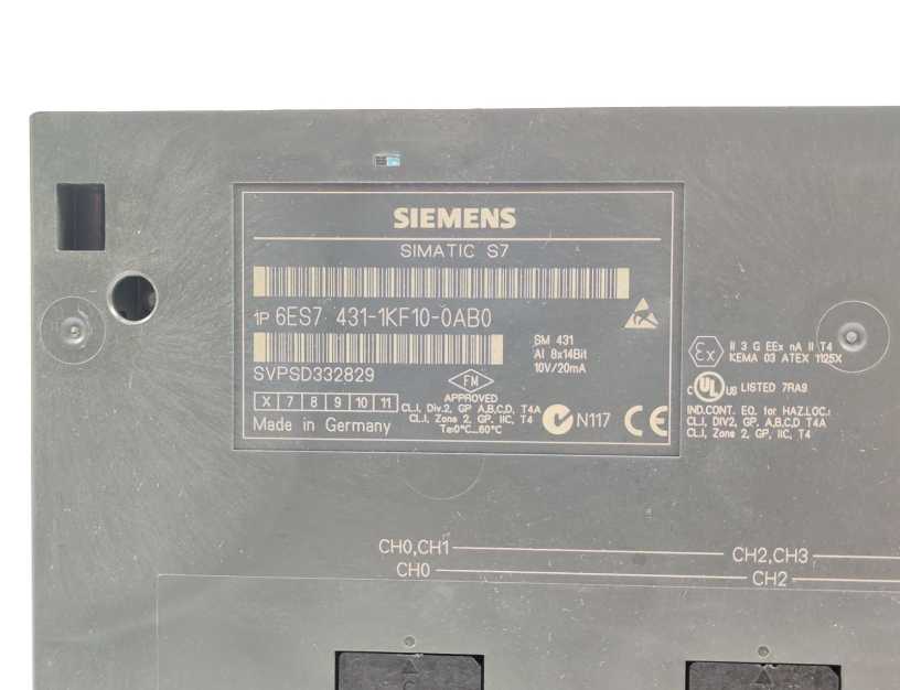 Siemens 6ES7431-1KF10-0AB0 Analog Input SM 431