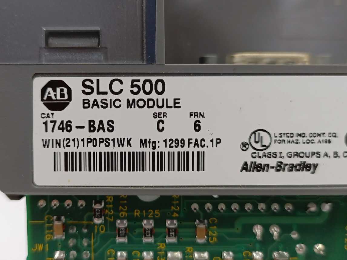 AB 1746-BAS Ser. C, FRN. 6 SLC500 Basic Module