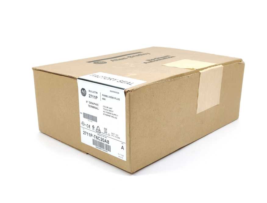 AB 2711P-T6C20A8 Ser. A ; Panelview Plus 600 Operator Terminal