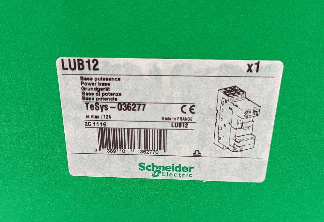 Schneider Electric LUB12 Power Base TeSys 036277
