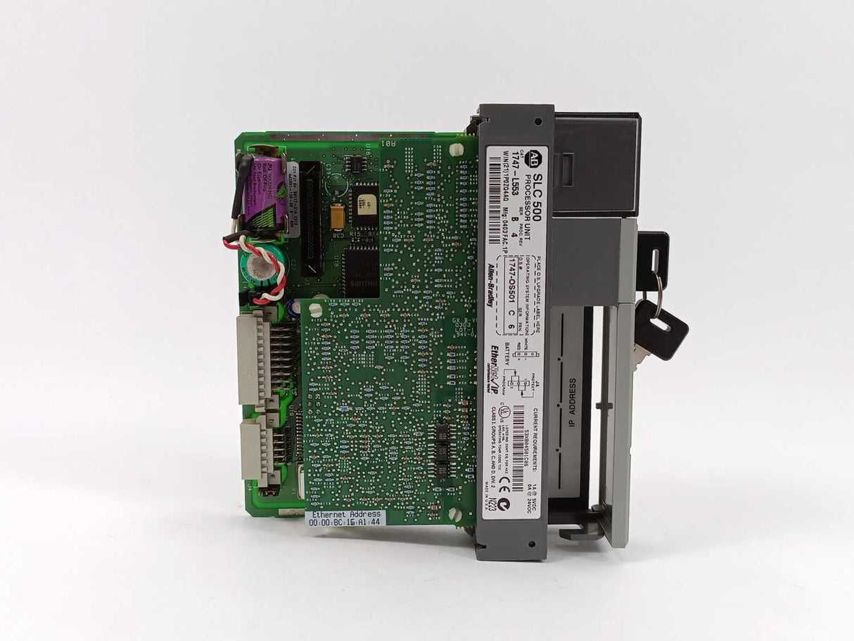 AB 1747-L553 Ser. B, Rev. 4 SLC 500 Processor unit OS: 1747-OS501 ser. C FRN 6